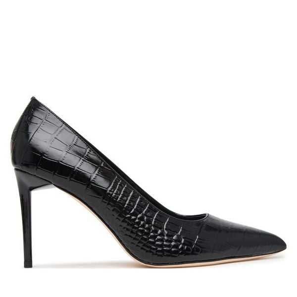 Szpilki Marciano Guess. Czarne szpilki damskie Marciano Guess, z aplikacjami, bez obcasa, bez zapięcia. Za 989.99 zł.