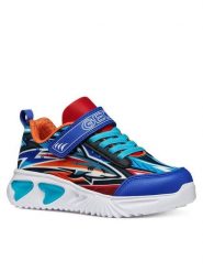 Geox Sneakersy J Assister Boy J45DZB 02ACE C0685 M Niebieski. Niebieskie buty sportowe chłopięce Geox, bez wzorów, z materiału, bez zapięcia. Za 229.99 zł.