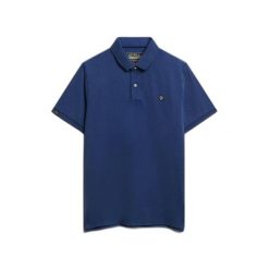 Polo Superdry Vintage Destroy. Niebieskie koszulki polo męskie Superdry., m, bez wzorów, vintage, bez ramiączek. Za 273.50 zł.