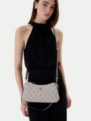 Guess Torebka Noelle II Mini HWBG96 72730 Beżowy. Brązowe torebki do ręki damskie Guess, z aplikacjami, ze skóry, bez dodatków. Za 589.99 zł.