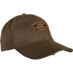 Czapka outdoor świecąca Solognac LED. Brązowe czapki i kapelusze męskie SOLOGNAC, bez wzorów, z bawełny, sportowe. Za 69.99 zł.