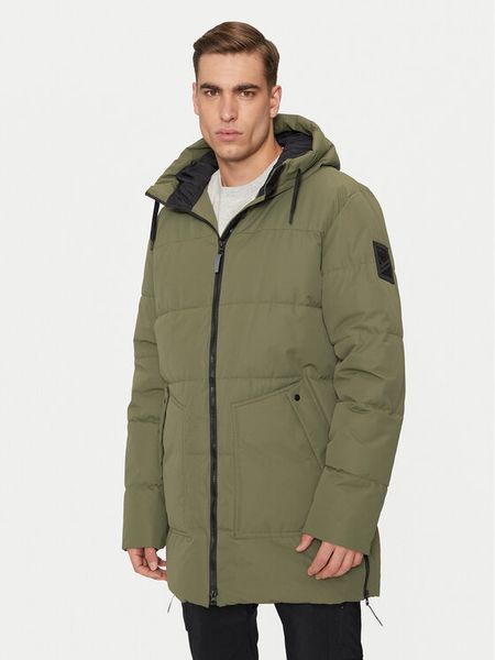 Halti Kurtka zimowa Linjat 065-0419 Zielony Regular Fit. Zielone kurtki męskie Halti, na zimę, l, bez wzorów, z syntetyku, bez kaptura. Za 799.99 zł.