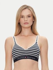 Tommy Hilfiger Biustonosz top UW0UW05205 Granatowy. Niebieskie biustonosze Tommy Hilfiger, bez wzorów, z bawełny. Za 119.99 zł.