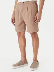 Nautica Szorty materiałowe Rava NCC03970 Beżowy Relaxed Fit. Brązowe szorty męskie Nautica, m, bez wzorów, z bawełny. Za 199.99 zł.