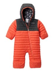 Columbia Kombinezon zimowy Powder Lite™ II Reversible 2088751 Pomarańczowy Regular Fit. Brązowe buty zimowe chłopięce Columbia, bez wzorów, z syntetyku, bez zapięcia. Za 299.99 zł.