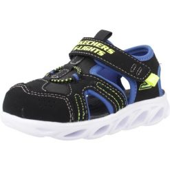 Sandały SKECHERS HYPNO-SPLASH Czarny. Czarne sandały męskie Skechers, z tkaniny, bez zapięcia. Za 169.99 zł.