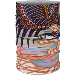 Bandana BUFF ORIGINAL ECOSTRETCH INDUN MULTI. Brązowe szaliki i chusty damskie Buff, bez wzorów. Za 99.90 zł.