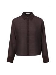 Opus Bluzka Kobiety brązowy, 38. Brązowe bluzki damskie Opus, bez wzorów, eleganckie, bez kołnierzyka, bez ramiączek. Za 349.95 zł.