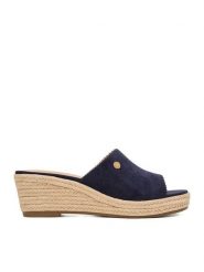 Beverly Hills Polo Club Espadryle EO-R26SS03470 Granatowy. Niebieskie espadryle damskie Beverly Hills Polo Club, bez wzorów, z materiału, bez obcasa, bez zapięcia. Za 249.99 zł.