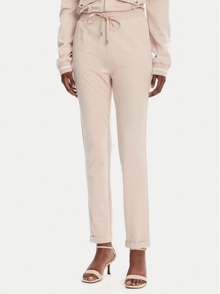 Liu Jo Sport Spodnie dresowe TA5303 J5942 Beżowy Regular Fit. Brązowe spodnie dresowe damskie Liu Jo Sport, m, bez wzorów, z dresówki. Za 299.99 zł.