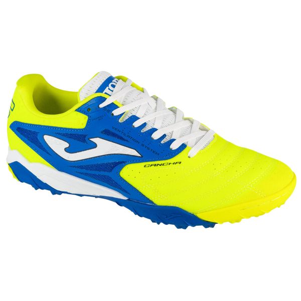 Buty piłkarskie Joma Cans 2511. Żółte buty sportowe męskie Joma, bez zapięcia, do piłki nożnej. Za 189.99 zł.