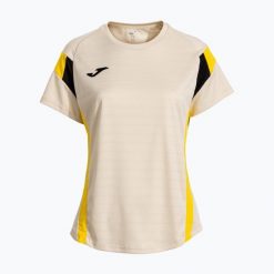 Koszulka tenisowa damska Joma Montreal. Brązowe koszulki sportowe damskie Joma, s, bez wzorów, bez kołnierzyka, bez ramiączek, tenisowe. Za 109.99 zł.