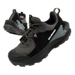 Buty Salomon Elixir Gtx 472957 czarne. Czarne trekkingi męskie do biegania, gore-tex. Za 684.21 zł.
