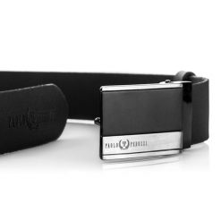 Pasek męski skórzany do spodni 90 cm paolo peruzzi mb018. Szare paski damskie bez wzorów, ze skóry. Za 59.90 zł.