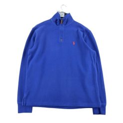 Second life - Polo Ralph Lauren męski sweter półgolf rozpinany - Jak nowy. Fioletowe kardigany męskie Ralph Lauren, l, bez wzorów, eleganckie. Za 255.56 zł.