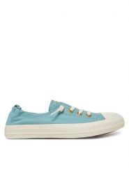 Converse Trampki Chuck Taylor All Star Shoreline Gold A13819C Niebieski. Niebieskie trampki i tenisówki damskie Converse, bez wzorów, z materiału, retro, bez zapięcia. Za 149.99 zł.
