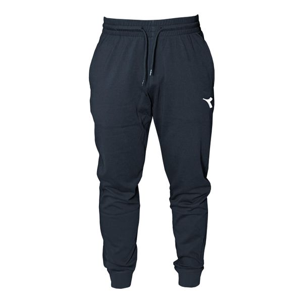 Spodnie tenisowe Diadora Pants ESS. Niebieskie spodnie sportowe męskie Diadora, uniwersalny, bez wzorów, z bawełny, na fitness i siłownię. Za 111.30 zł.