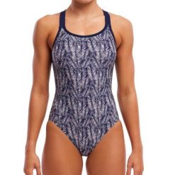 Strój kąpielowy Funkita Pressure Palm - Eclipse. Kostiumy jednoczęściowe damskie FUNKITA, l, bez wzorów, sportowe, do pływania. Za 229.00 zł.