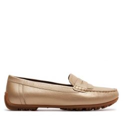 Mokasyny Geox. Żółte mokasyny damskie Geox. Za 739.99 zł.