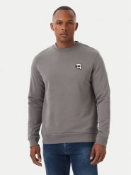 KARL LAGERFELD Bluza 705710 561900 Szary ciemny Regular Fit. Szare bluzy męskie KARL LAGERFELD, m, bez wzorów, z bawełny, bez kaptura. Za 659.99 zł.