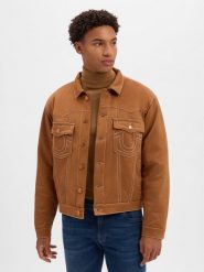 True Religion Kurtka Mężczyźni brązowy, XL. Brązowe kurtki męskie True Religion, m, bez wzorów, eleganckie, bez kaptura. Za 999.95 zł.