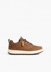 Sneakersy Dockers by Gerli. Brązowe buty sportowe męskie bonprix, bez zapięcia. Za 279.99 zł.