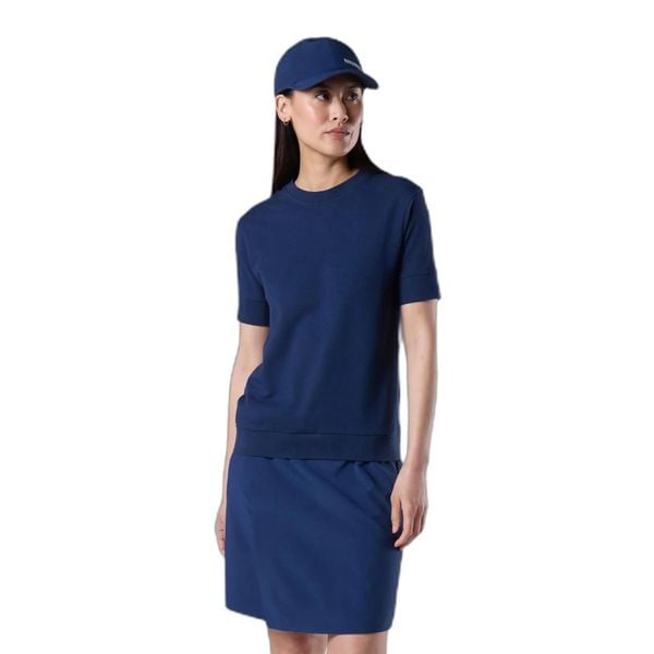 T-shirt damski Rossignol Piqué. Niebieskie t-shirty damskie Rossignol, xs, bez wzorów, z bawełny, bez kołnierzyka. Za 304.00 zł.