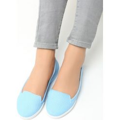 Jasnoniebieskie Balerinki Jerry. Szare baleriny damskie Born2be, z tworzywa sztucznego. Za 24.99 zł.