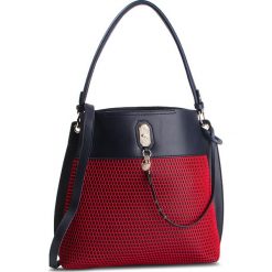 Torebka MONNARI - BAG4960-013 Navy With Red. Czerwone torebki do ręki damskie marki Monnari, bez wzorów, z materiału. Za 249.00 zł.
