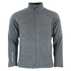 Polar Peak Mountain Croco. Szare kurtki męskie Peak Mountain, na zimę, bez wzorów, z polaru, wakacyjne, bez kaptura. W wyprzedaży za 162.50 zł.