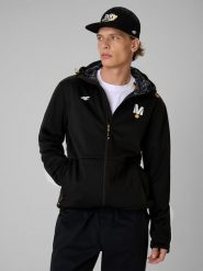4F Kurtka softshell wiatroodporna membrana 5000 uniseks 4F | Drift Masters - czarna XS. Czarne kurtki damskie 4f, xs, bez wzorów, z softshellu, bez kaptura. Za 349.99 zł.