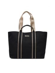 BOSS Torebka Palmah 50546461 Czarny. Czarne torebki do ręki damskie Boss, bez wzorów, z materiału, bez dodatków. Za 409.99 zł.