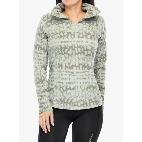 Bluza bez kaptura damska Columbia Glacial IV Print 1/2 Zip. Brązowe bluzy damskie Columbia, xs, bez wzorów, bez kaptura. Za 114.99 zł.