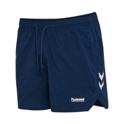 Szorty kąpielowe Hummel Pulse. Niebieskie kąpielówki męskie Hummel, m, bez wzorów, do pływania. Za 171.00 zł.