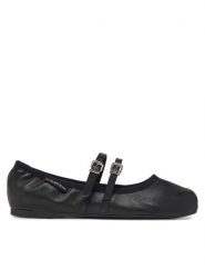 Tommy Jeans Baleriny Ballerina EN0EN02720 Czarny. Czarne baleriny damskie Tommy Jeans, bez wzorów, z jeansu, bez obcasa. Za 219.99 zł.