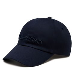 Czapka z daszkiem Calvin Klein. Niebieskie czapki i kapelusze męskie Calvin Klein, bez wzorów. Za 109.99 zł.
