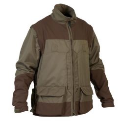 Kurtka outdoor Solognac 900. Brązowe kurtki męskie SOLOGNAC, l, bez wzorów, sportowe, bez kaptura. W wyprzedaży za 179.99 zł.