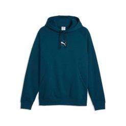 Bluza z kapturem Puma. Niebieskie bluzy męskie Puma, xs, bez wzorów, z kapturem. Za 284.50 zł.