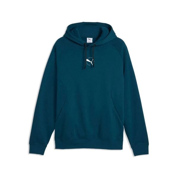 Bluza z kapturem Puma. Niebieskie bluzy męskie Puma, xs, bez wzorów, z kapturem. Za 284.50 zł.