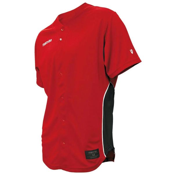 Koszulka Macron Defender. Czerwone koszulki sportowe męskie Macron, m, bez wzorów, z tkaniny, bez kołnierzyka, bez ramiączek, na fitness i siłownię. Za 229.00 zł.