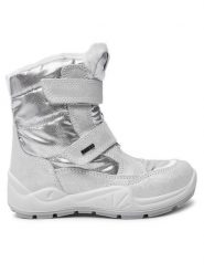 Primigi Śniegowce 6882500 S GORE-TEX Srebrny. Szare buty zimowe dziewczęce Primigi, bez wzorów, z gore-texu, bez zapięcia. Za 479.99 zł.