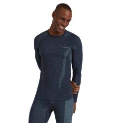Koszulka Falke Wool-Tech Light. Zielone koszulki sportowe męskie Falke, s, bez wzorów, z dzianiny, bez kołnierzyka, bez ramiączek. Za 489.15 zł.
