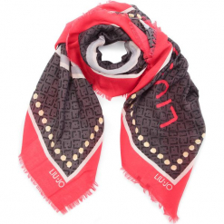 Chusta LIU JO - Foulard 110x110 Mila A68249 T0300 Barbie 71755. Szare szaliki i chusty damskie Liu Jo, z materiału. Za 199.00 zł.