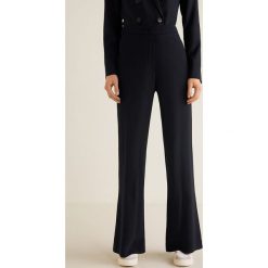 Mango - Spodnie Pablo. Niebieskie legginsy damskie Mango, l, bez wzorów, z materiału. W wyprzedaży za 69.90 zł.