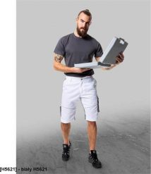 Ardon SUMMER ARDON - modne szorty, dopracowana sylwetka, odblaskowe elementy - biały H5621 52. Białe szorty męskie Ardon, m, bez wzorów. Za 113.27 zł.