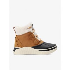 Buty zimowe damskie Sorel Out N About IV Chillz WP. Brązowe obuwie sportowe damskie Sorel, na zimę, trekkingowe. Za 392.99 zł.