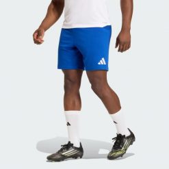 Szorty Entrada 26. Białe krótkie spodenki sportowe męskie Adidas, bez wzorów, do piłki nożnej, climacool (adidas). Za 79.95 zł.