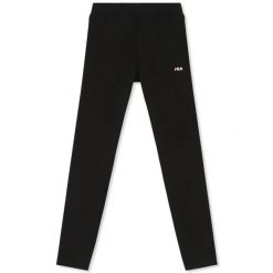 Damskie legginsy Fila Casania. Czarne legginsy sportowe damskie Fila, bez wzorów. Za 100.99 zł.