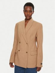 Herskind Marynarka Laila 5411177 Beżowy Slim Fit. Brązowe żakiety damskie Herskind, bez wzorów, z syntetyku. Za 1,099.00 zł.