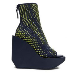 Botki United Nude. Zielone botki damskie United Nude, bez obcasa, na koturnie, bez zapięcia. Za 2,009.00 zł.